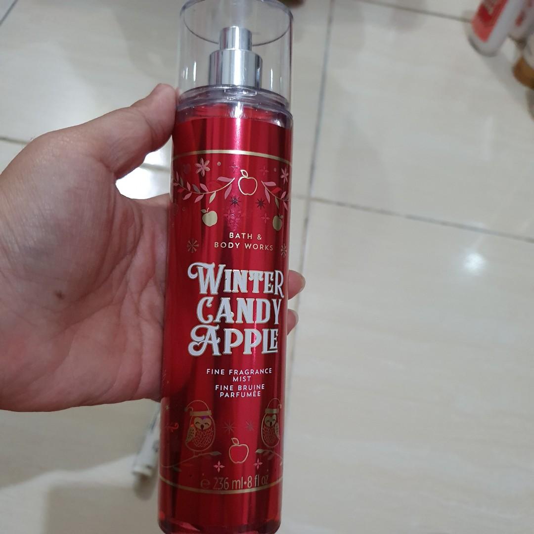 Bath Body Works And Bbw Winter Candy Apple Fragrance Mist Body Lotion 236 Ml Kesehatan Kecantikan Kulit Sabun Tubuh Di Carousell