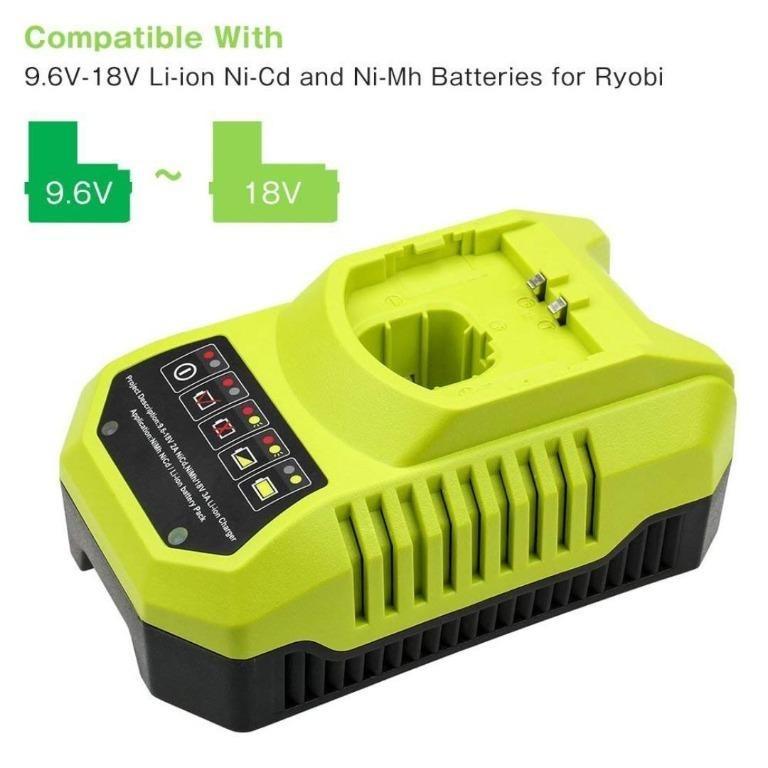 BCL14181H 18V Battery Charger for Ryobi 9.6V 18V NiCad NiMh Li
