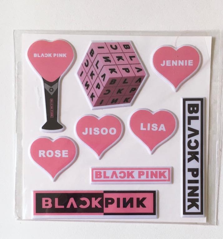 blackpink sticker sheet hobbies toys stationery craft stationery school supplies on carousell