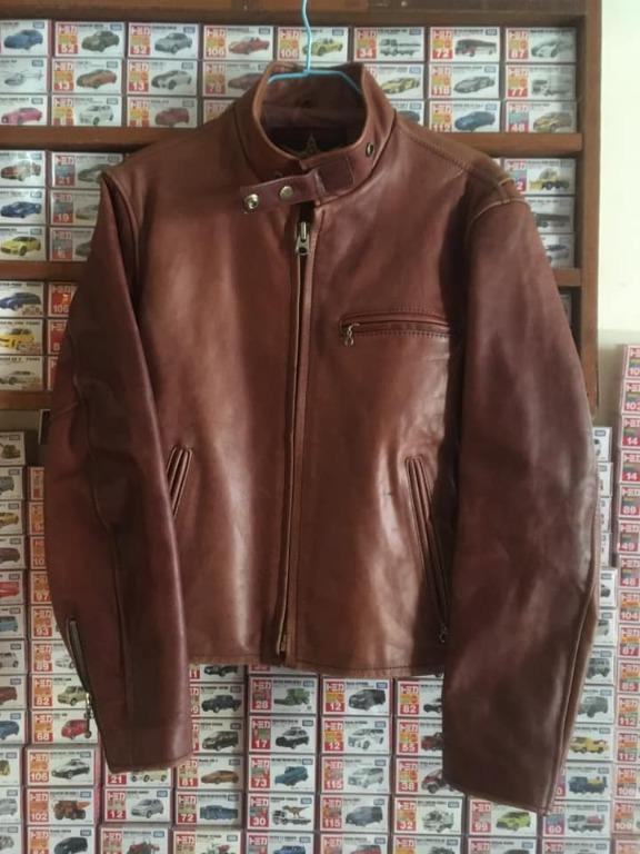 B-McCoy`s Leather Jacket size 34, 男裝, 外套及戶外衣服- Carousell