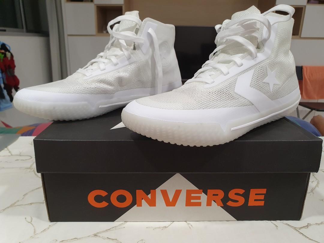 BNDS Triple white Converse All star pro BB