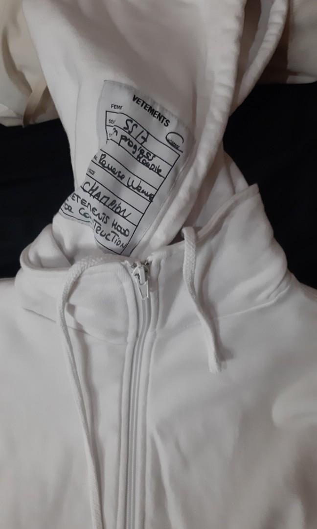 Champion x vetements hoodie bootleg