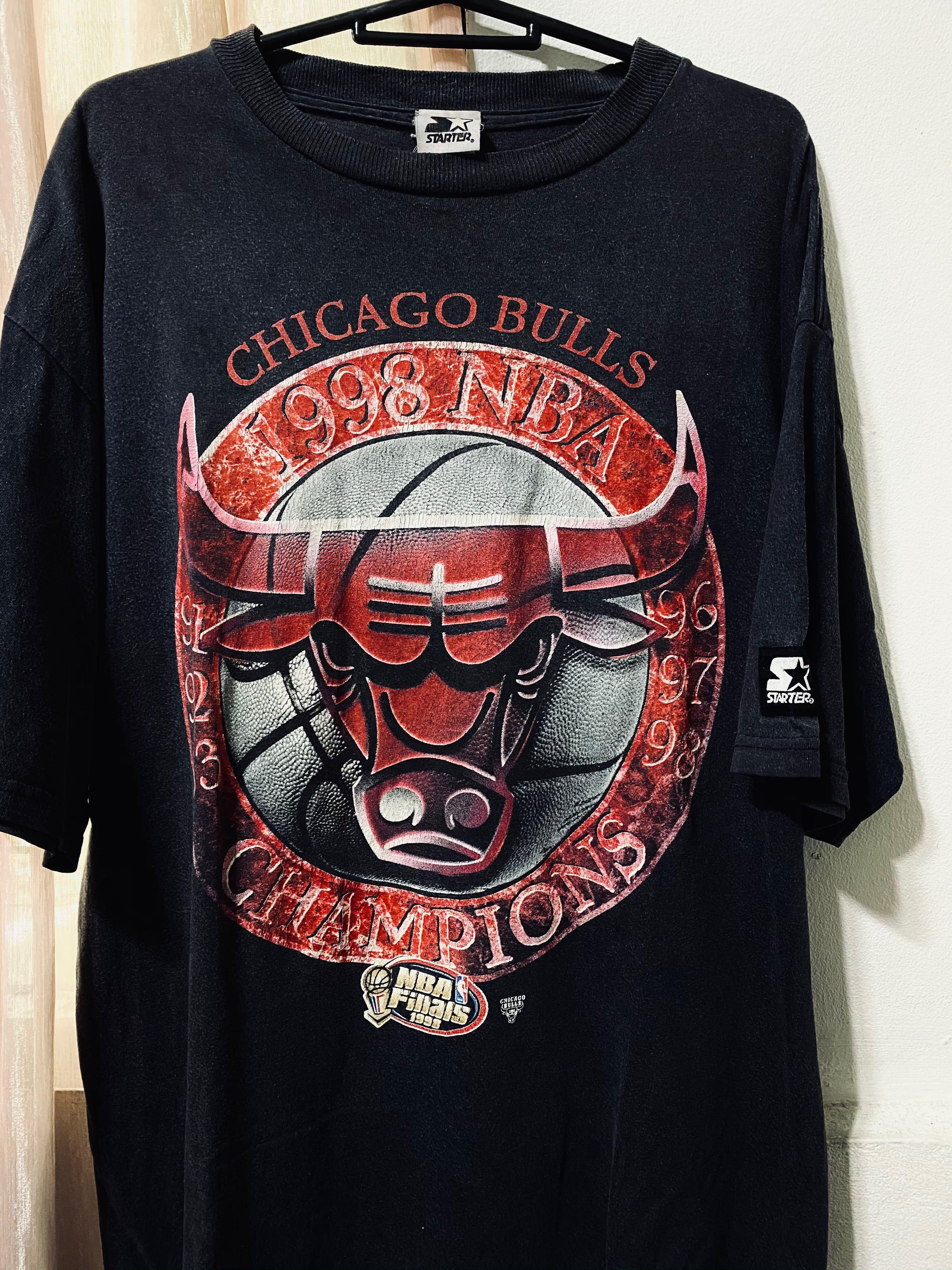 CHICAGO BULLS 1998 champion shirt (6 rings), Men's Fashion, Tops & Sets,  Tshirts & Polo Shirts on Carousell