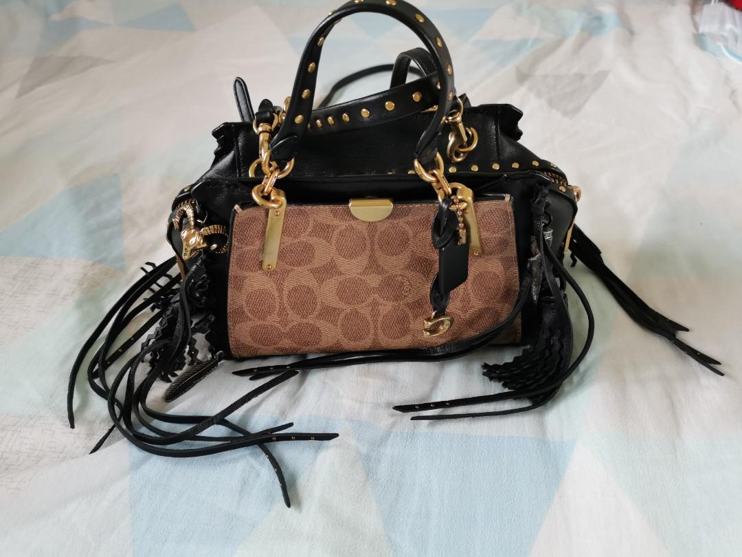 Coach dreamer 21 in signature canvas with whipstitch hot sale
