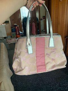 Coach Tote Bag Pink 100% authentic