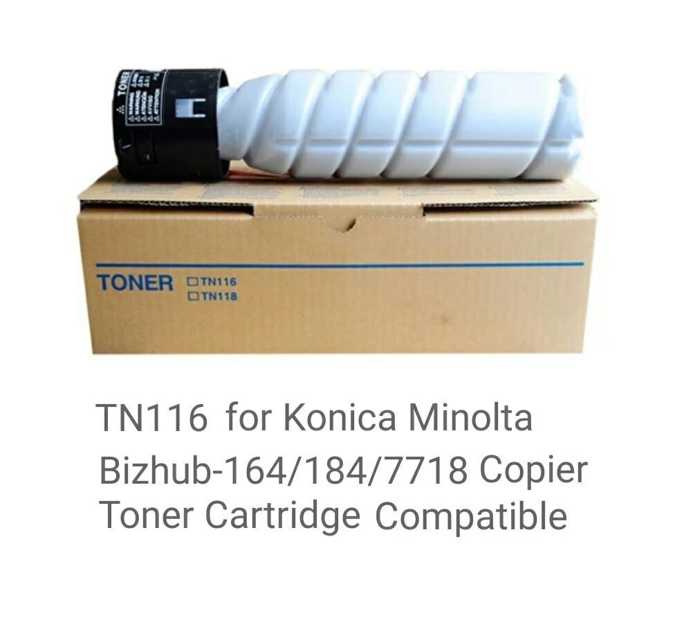 Compatible Copier Toner Tn116 Tn 116 Tn 116 For Konica Minolta Bh Ineo 164 Computers Tech Printers Scanners Copiers On Carousell