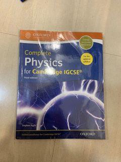 Complete physics book for IGCSE