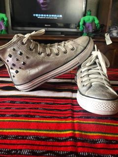 converse studded trainers