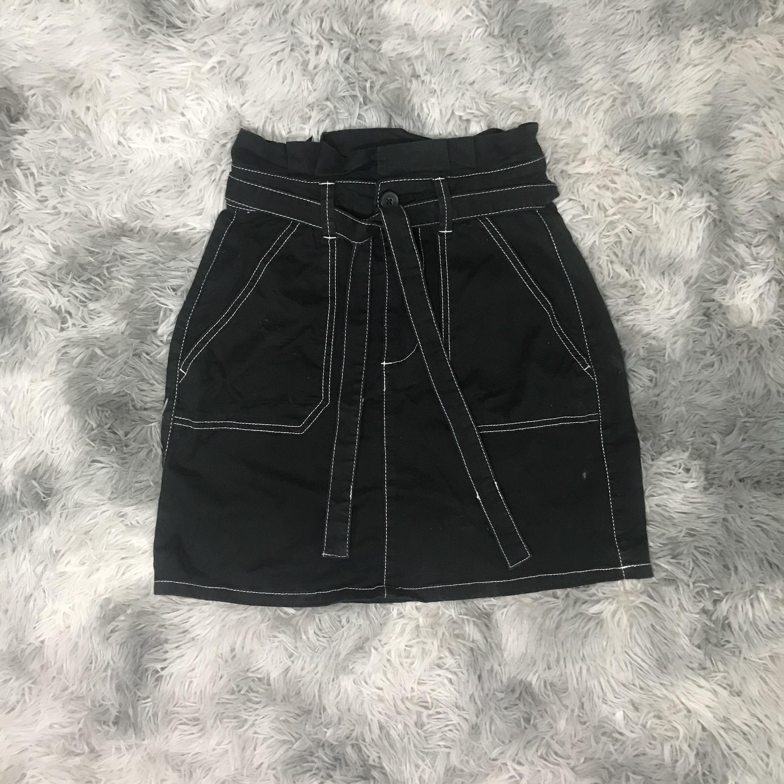 Cotton On Paperbag HighWaist Skirt Women s Fashion Bottoms