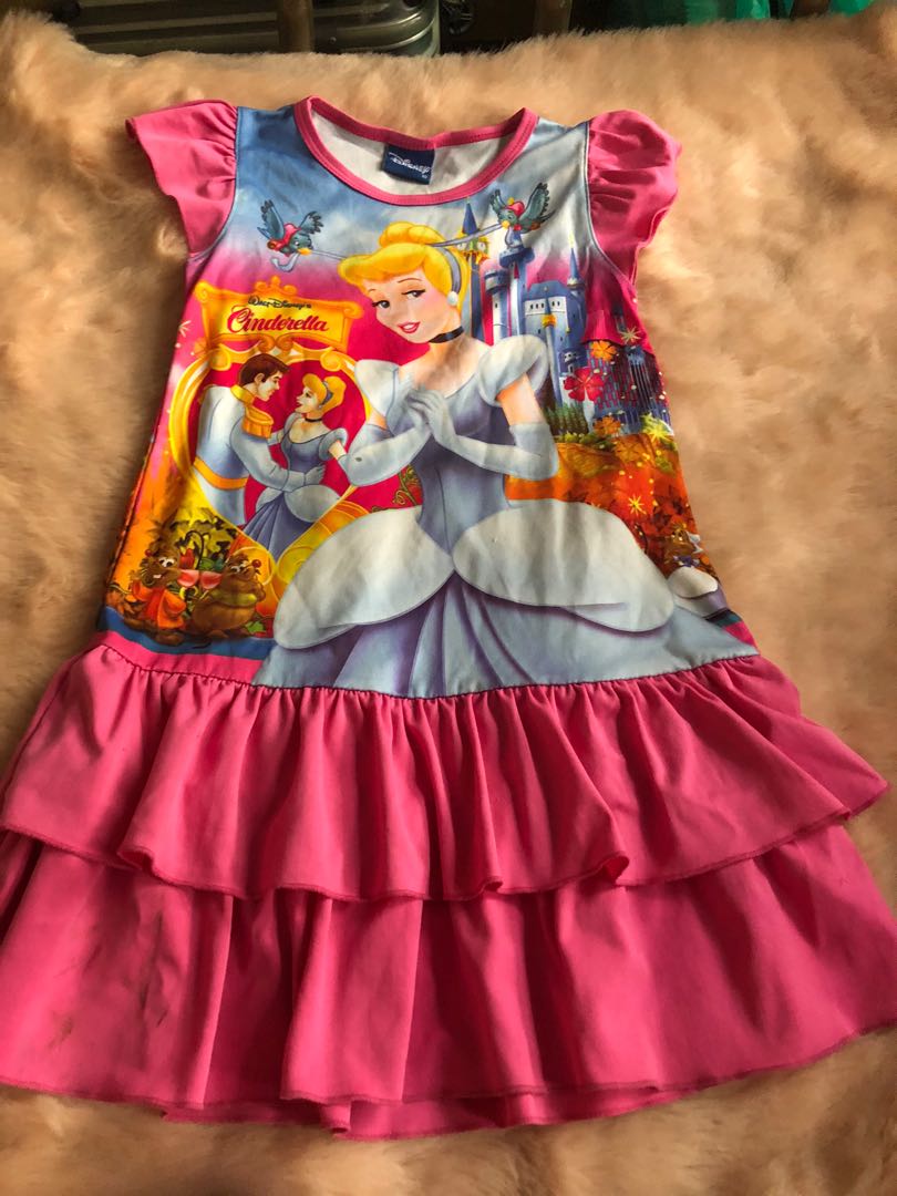 Disney's Cinderella pink dress size 10, Babies & Kids, Babies & Kids  Fashion on Carousell