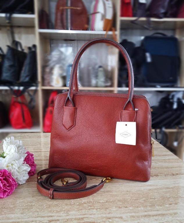 Fossil Lana Satchel Brandy Barang Mewah Tas Dompet di Carousell