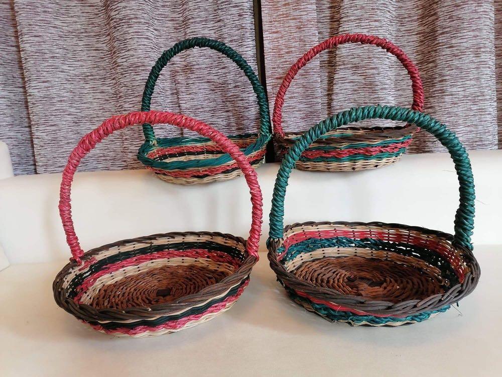 Fruit Basket (Category: Gift Baskets & Hampers) located in Manila. Submitted by sophiflynn (Listing ID 1047803229, Image 1). Description: Colorful Fruit basket design. Plain color is also available. Good for all occasion. We are now accepting bulk orders for christmas season. .
