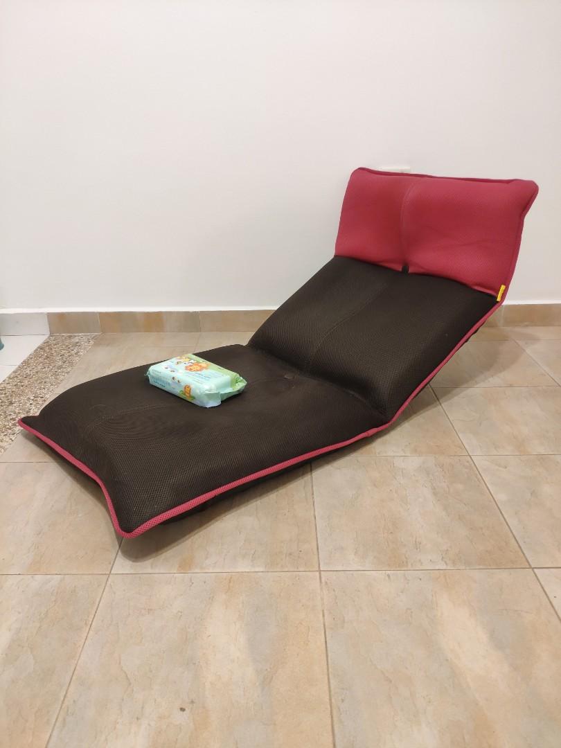 Giveaway Super Low Price Milton Home Brand Adjustable Single Seat Small Floor Lazy Sofa Folding Bed Window Cushion Chair Tatami In Hot Pink Black Furniture Sofas On Carousell Japanese style small floor sofa. giveaway super low price milton home