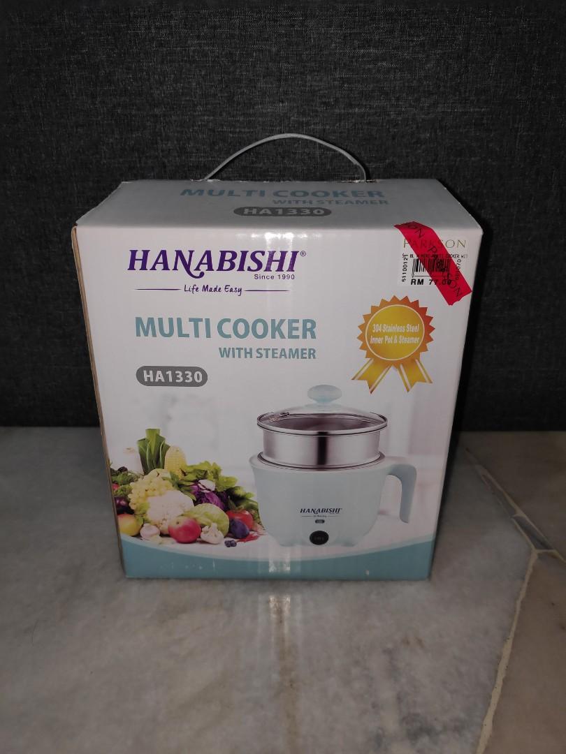 Hanabishi Multi Cooker with Steamer, TV & Home Appliances, Kitchen Appliances, Cookers on Carousell