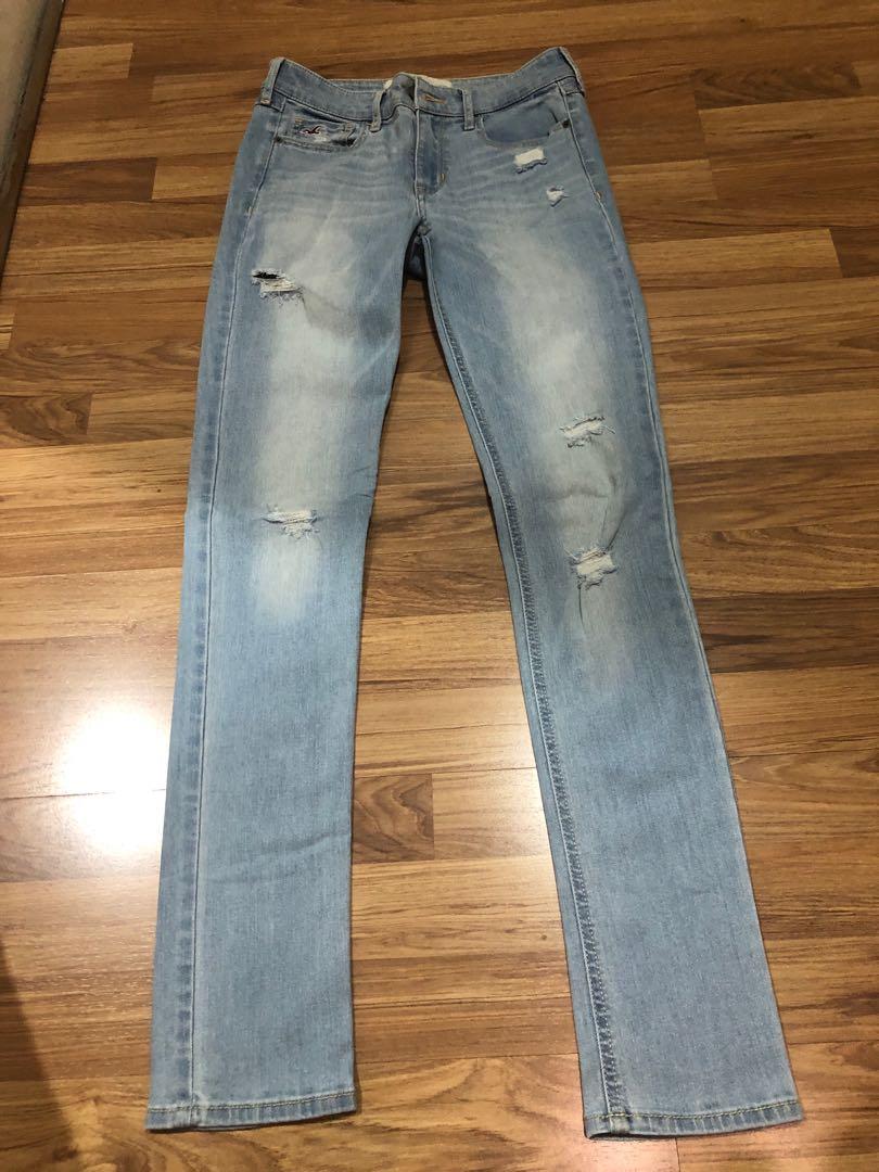 hollister extra short jeans length