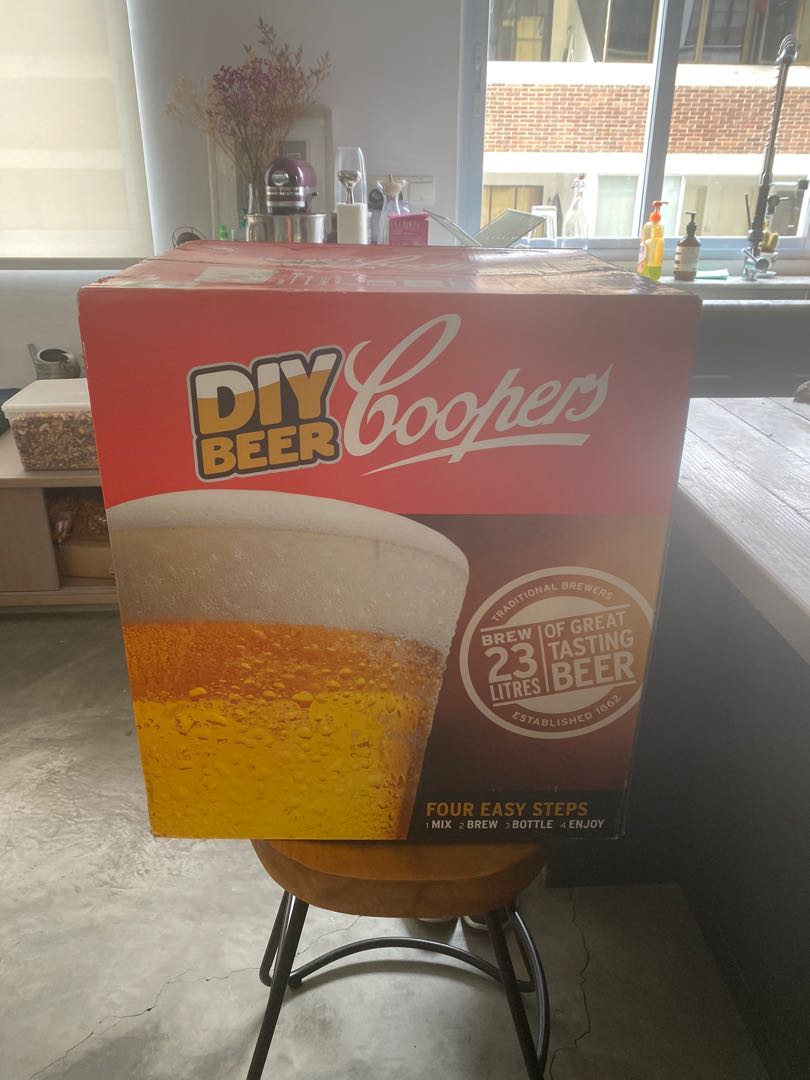 Home Brew - Cooper’s Beer Making kit, Food & Drinks, Beverages on Carousell