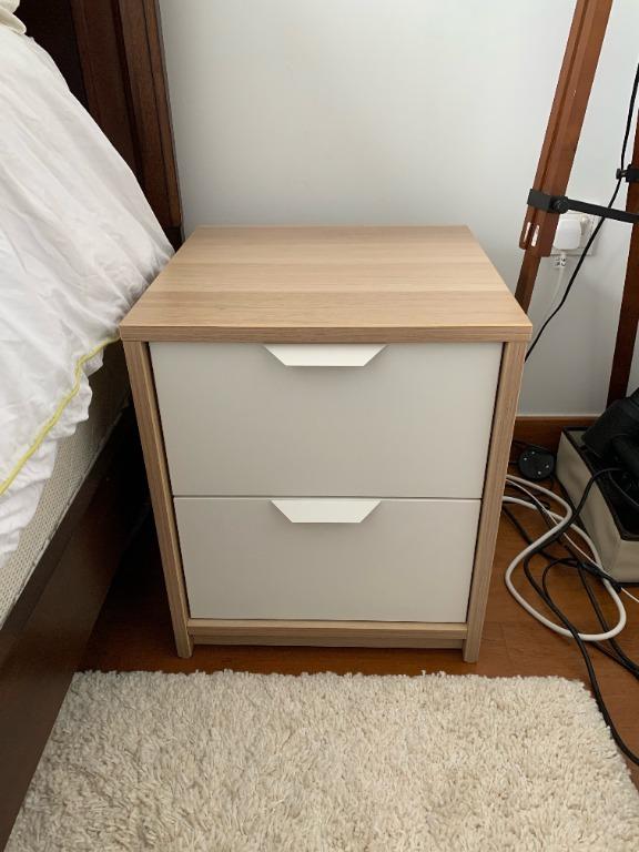 IKEA ASKVOLL CHEST SIDETABLE PAIR Furniture Home Living