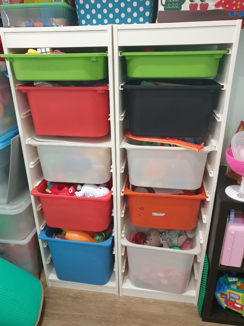 IKEA shelves and drawers, Furniture & Home Living, Furniture, Shelves