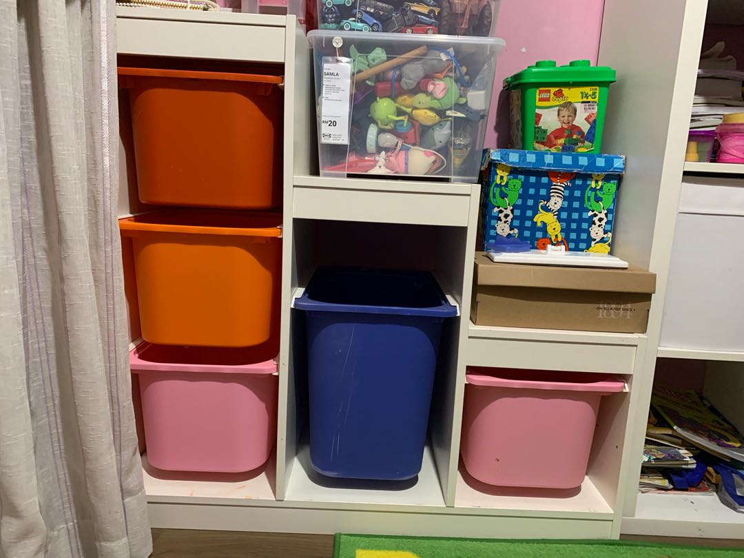 Ikea trofast in white color, Furniture & Home Living, Furniture, Shelves, & Racks on