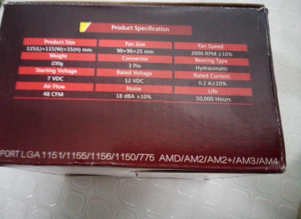 Inplay Rainbow RGB CPU Cooler HSF (Category: Computer Parts) located in Cainta. Submitted by whiteelephantph (Listing ID 1047800984, Image 3). Description: brand new. limited stocks includes brackets and thermal paste for Intel or AMD sockets meet-up or lalamove pm is the key!.