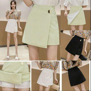 Irregular A-Line High Waist Skirt