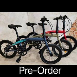 JAVA XELO/ZELO 7-SPEED FOLDING BICYCLE | DUAL DISC BRAKE | 20" WHEELS | LIMITED STOCKS