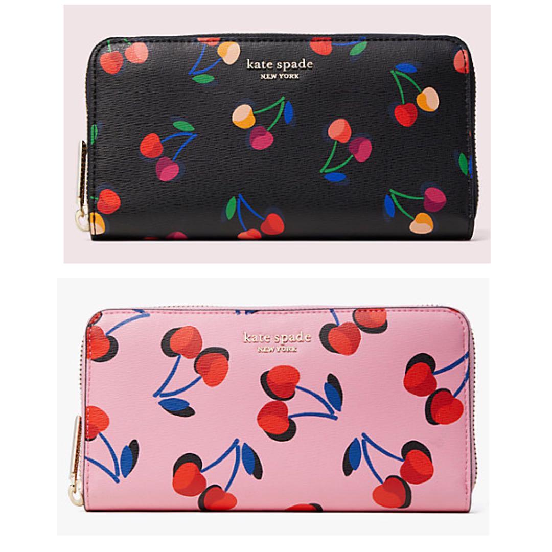Kate spade spencer cherries wallet online