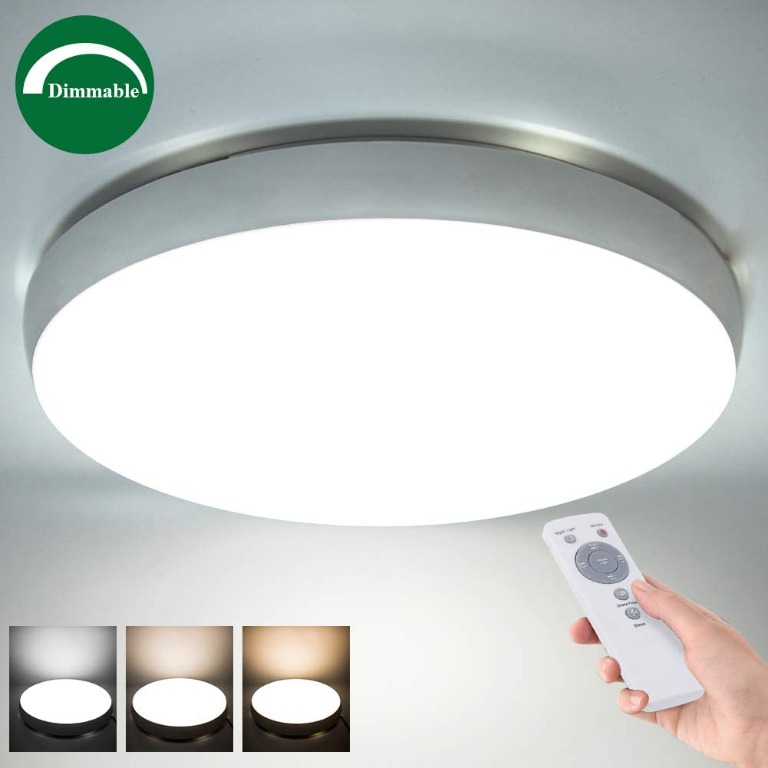Led ceiling outlet lights with remote