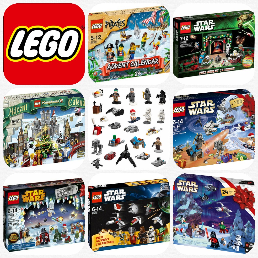 LEGO Classic Advent Cals|2009 2010 2011 2013 2014 2017 2020 Advent