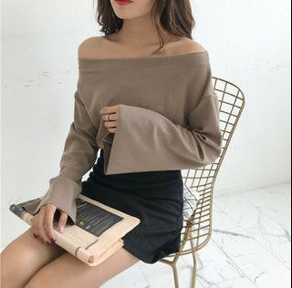 Long Sleeve Off Shoulder