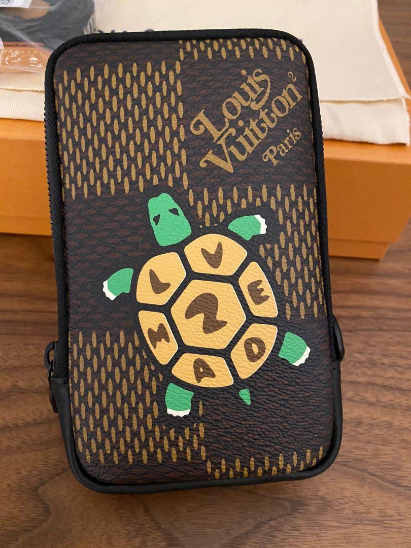 Louis Vuitton x Nigo pre-owned Tortoise Double phone pouch