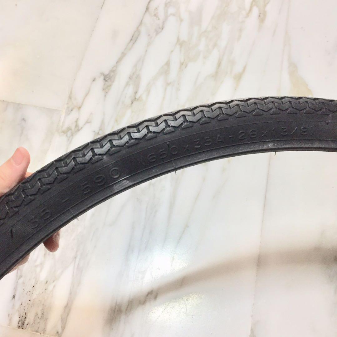 Pneu Vélo Michelin 650x35B Noir Beige - Foto 12