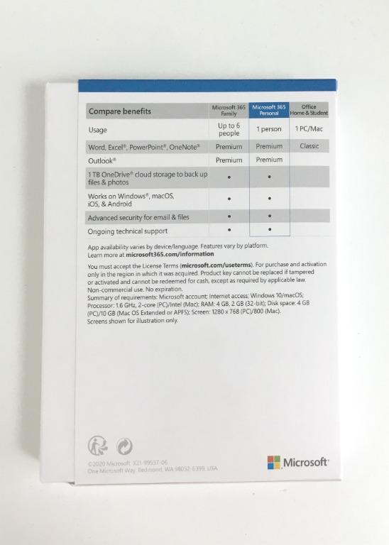 [NEW] Microsoft Office Microsoft 365 1 Year Subscription (Personal Use ...
