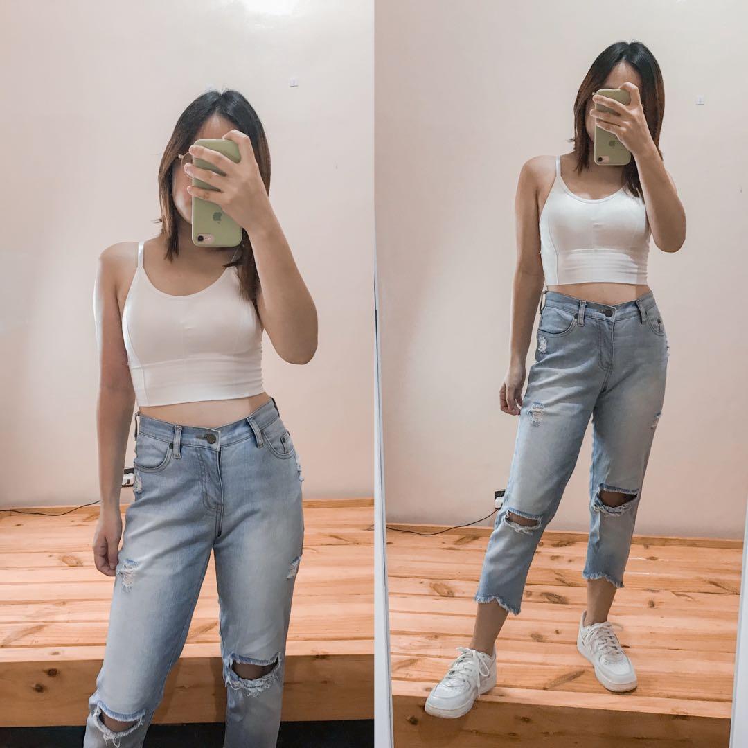 next cropped jeans