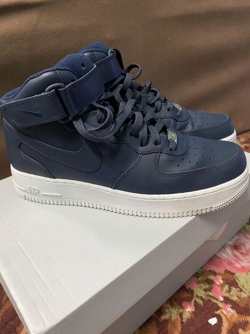 nike air force 1 mid 07 blue
