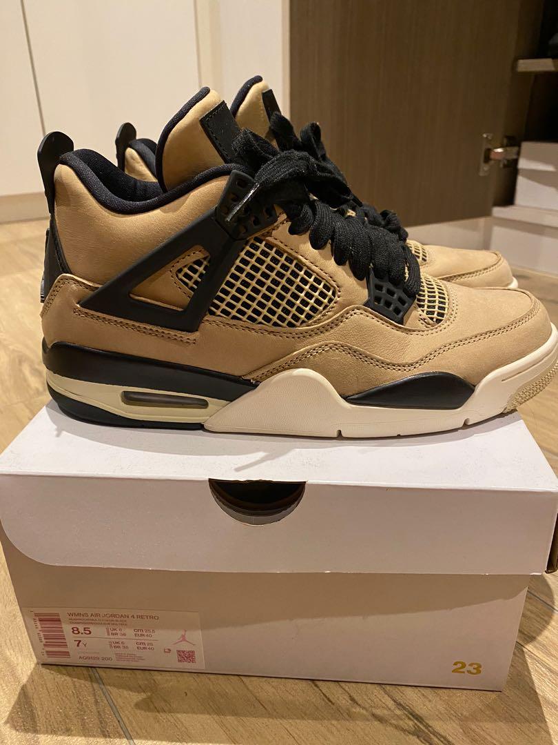 Nike Air Jordan 4 Retro Mushroom Men s Fashion Footwear