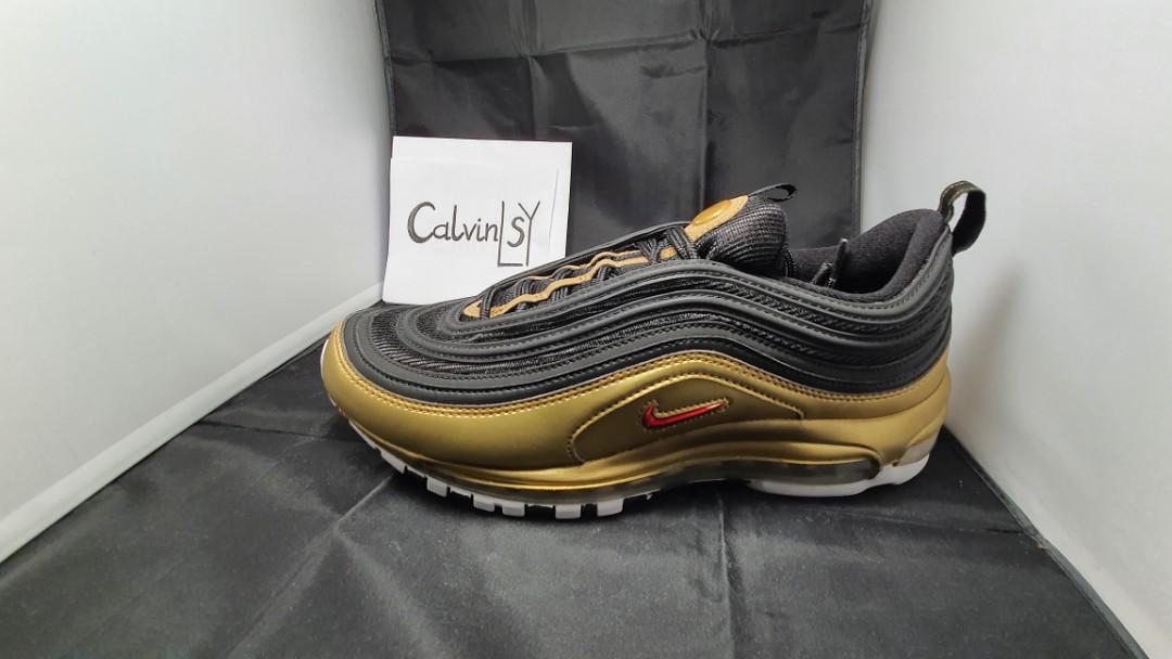 Nike Air Max 97 B Sides Metallic Gold MenShoesM Men s Fashion