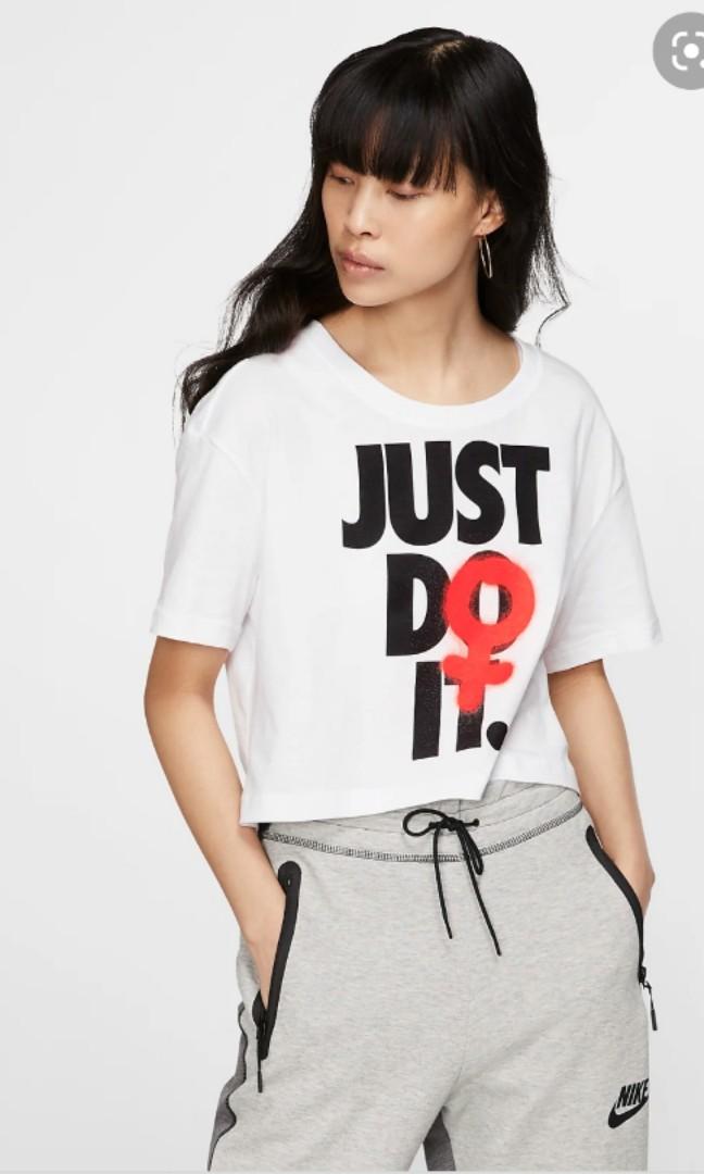 nike just do it crop top Women s Fashion Tops Other Tops on
