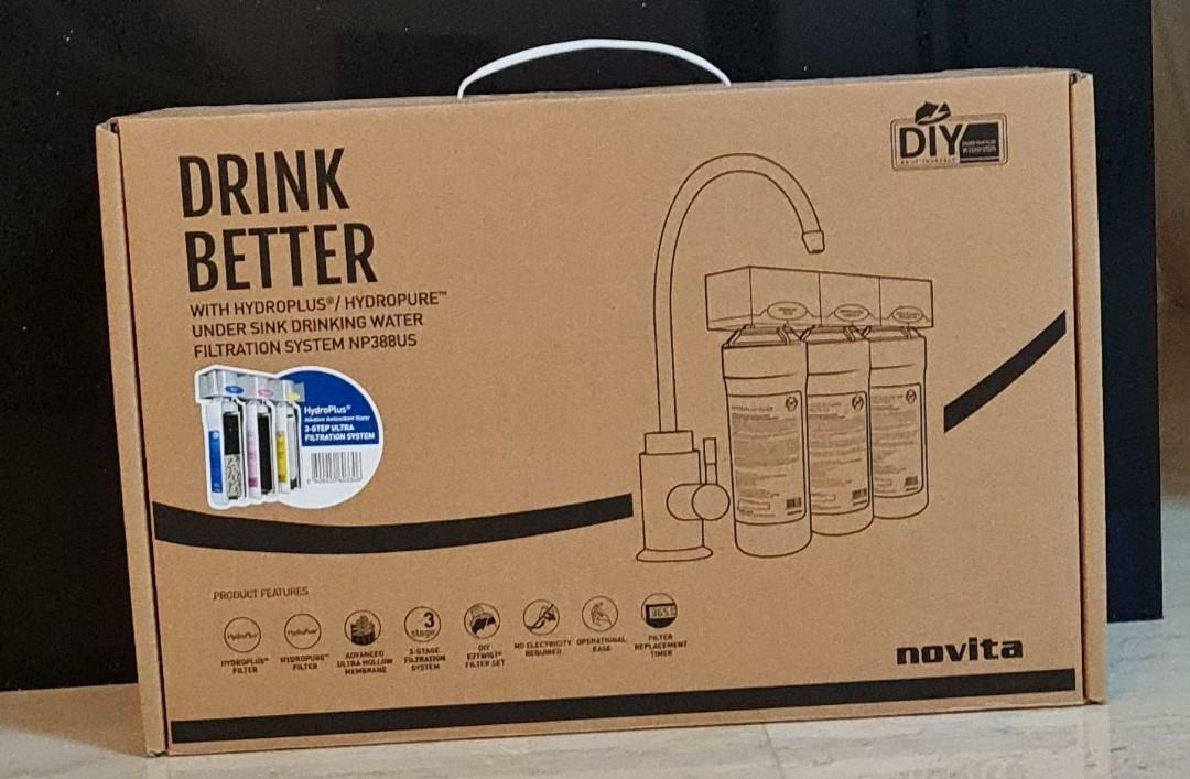 Novita Under Sink Drinking Filtration System NP388US, TV & Home Appliances, Air Purifiers