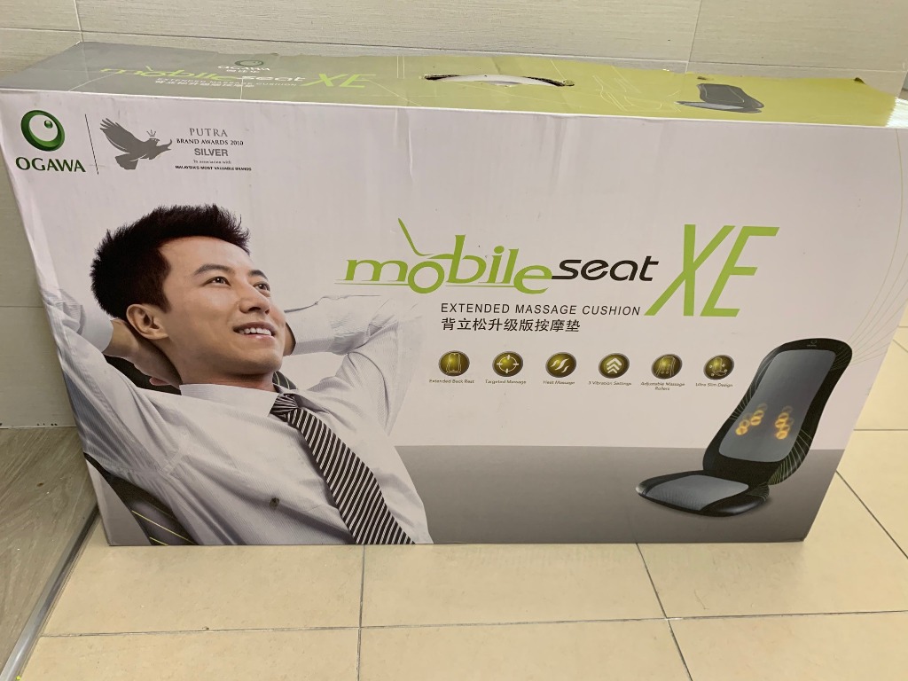 OGAWA Mobile Seat XE Extended Massage Cushion Furniture Home Living Furniture Chairs on Carousell