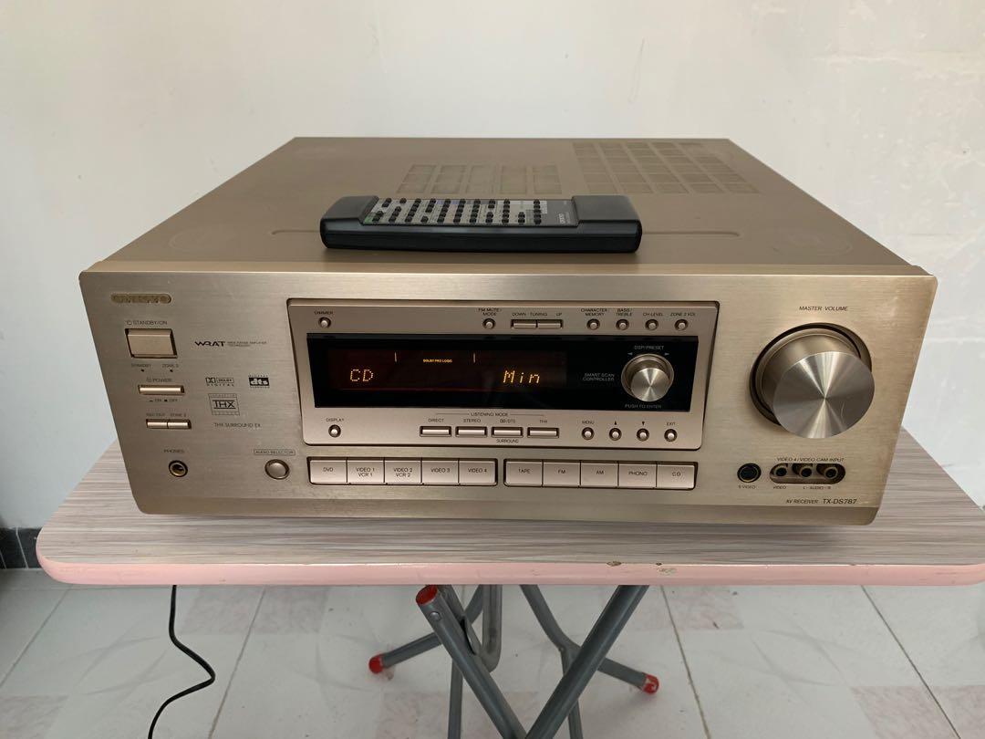 Onkyo TX-DS787 Amplifer, 音響器材, 可攜式音響設備- Carousell