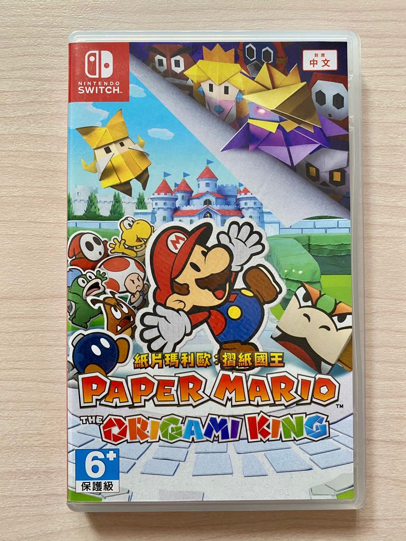 紙片瑪利歐 摺紙國王 Paper Mario Origami King Nintendo Switch 支援多國語言中英日文 遊戲機 遊戲機遊戲 Carousell