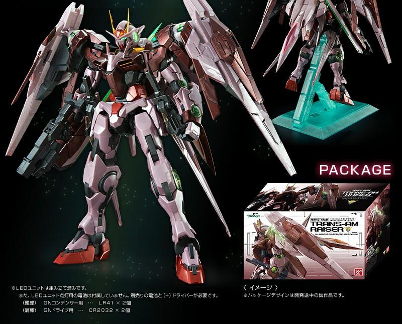 Pbandai Pg Gundam 00 Raiser Trans Am 1 60 Clear Body Expansion Toys Games Bricks Figurines On Carousell