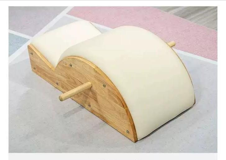 Pilates Orthosis Spine Corrector Step Barrel BN (Category: Toning & Stretching Accessories) located in Singapore. Submitted by pilatesokyz (Listing ID 1047600210, Image 3). Description: PRE ORDER. 1 MONTH LEAD TIME PRICE INCLUDES DELIVERY DESCRIPTION This orthosis provides 100% of the functionality of Joseph Pilates’ Spine Corrector, with attachment providing possibility of resistance springs. FEATURES The shape and rounded step allows safe, full