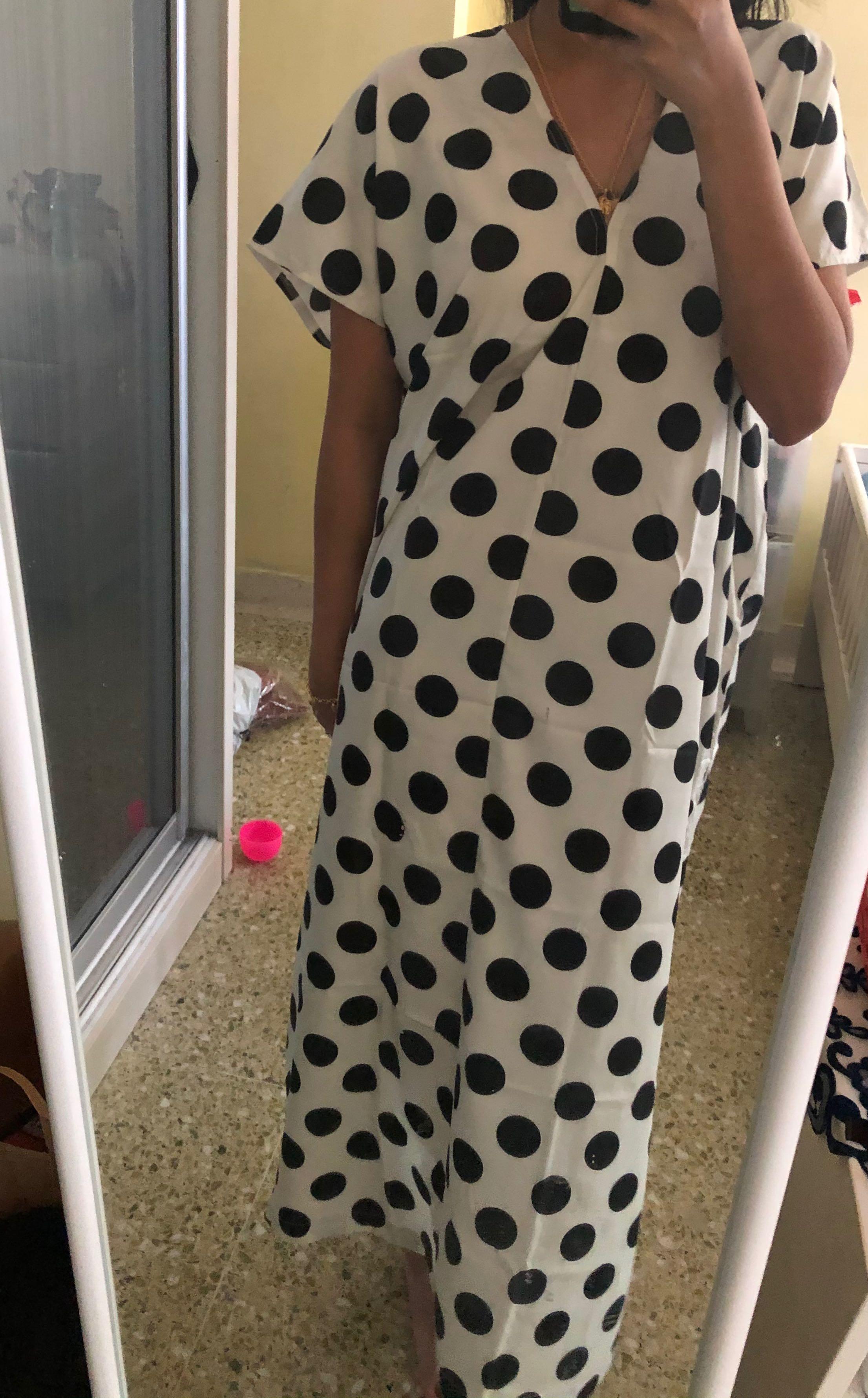 polka dot kaftan