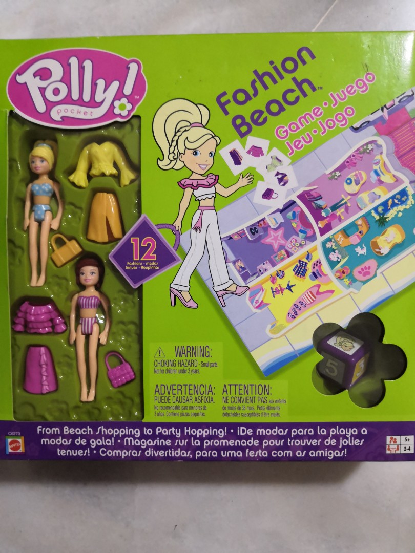 Polly Pocket Fashion Beach Game, Polly! Pocket (2004) Fashi…