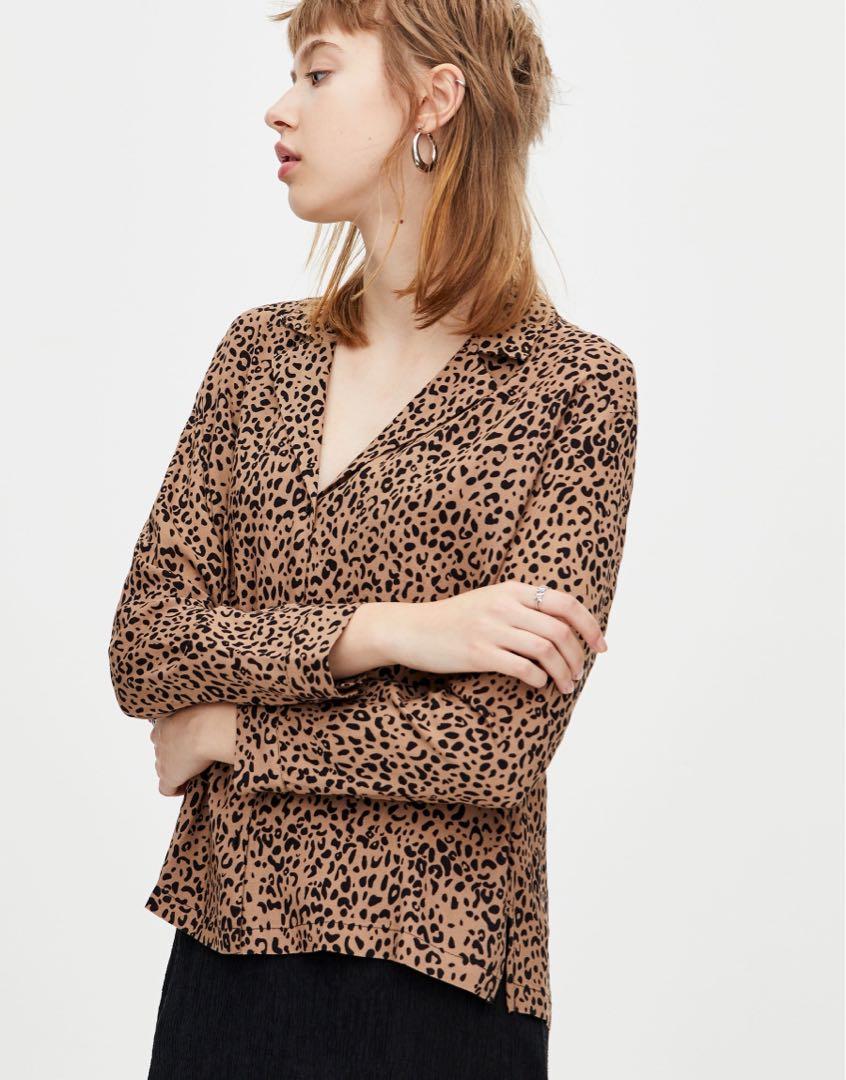 pull and bear leopard dress