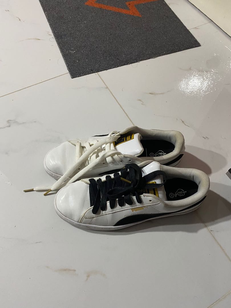 Puma x bts basket patent trainers top