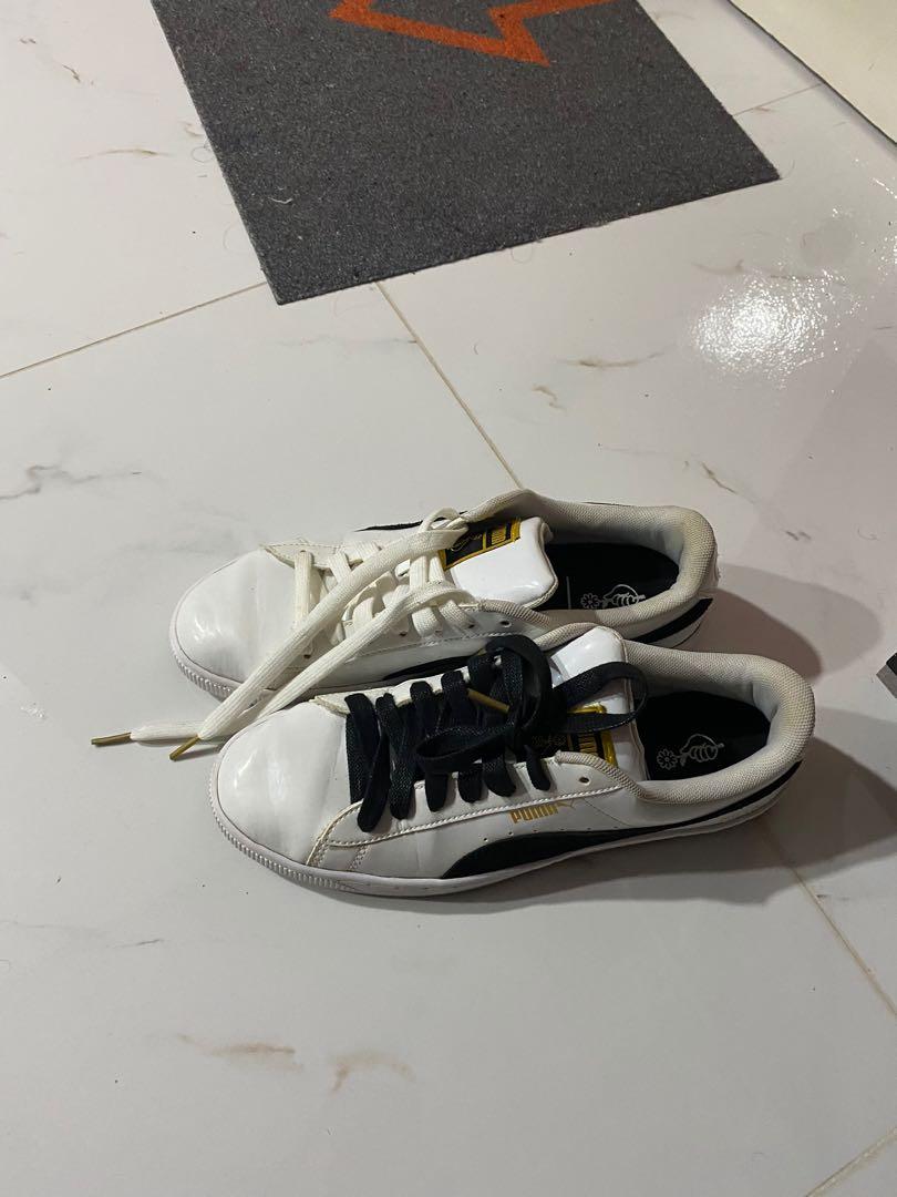 Puma x bts sales basket patent shoes
