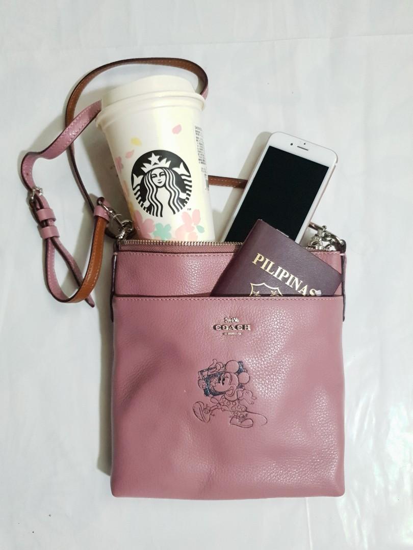 Coach minnie mouse messenger bag deals